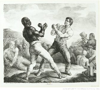 Géricault - Boxeurs, 2e état, btv1b10029113h