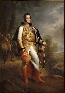 Gérard - Louis-Philippe Ier (1773-1850) duc d'Orléans en uniforme de colonel-général des Hussards (1817)