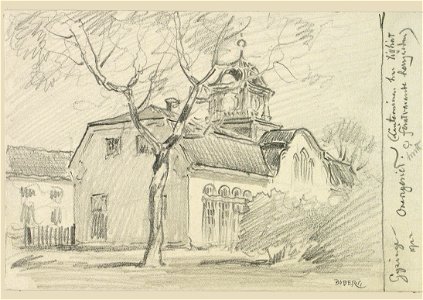 Gästrikland, Österfärnebo sn. Gysinge, orangeriet. Lanterninen har tillhört förutvarande herrgården - Nordiska museet - NMA.0088810