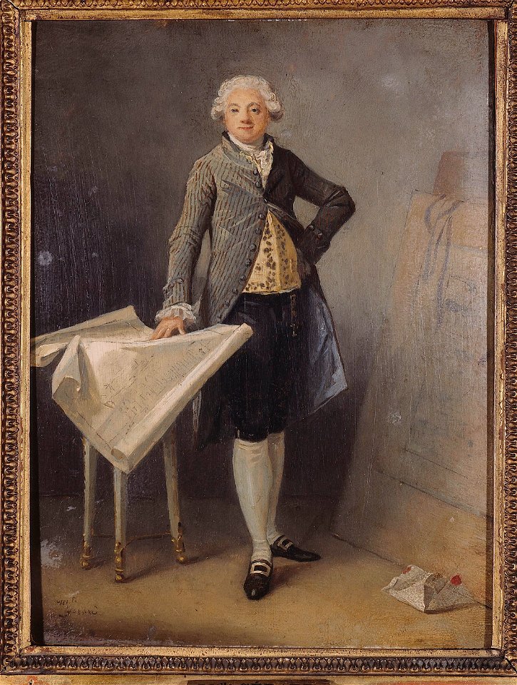 Gérard, Marguerite - Portrait de l'architecte Claude-Nicolas Ledoux - J 37 - Musée Cognacq-Jay