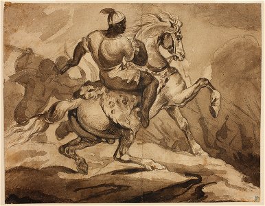 Géricault - Haitian Horseman (Scene from the “French Colonial Wars”), 1823