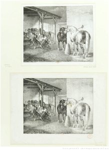 Géricault - Hangar de maréchal ferrant, btv1b10028055b