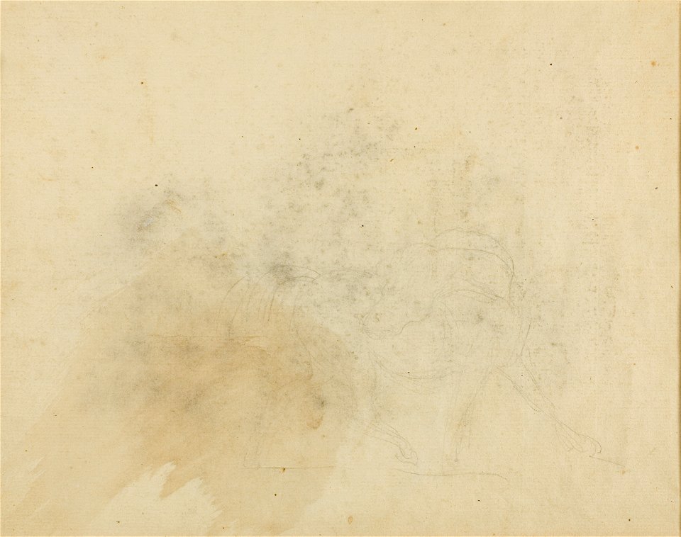 Géricault - Horse Turning His Head, 1818-19