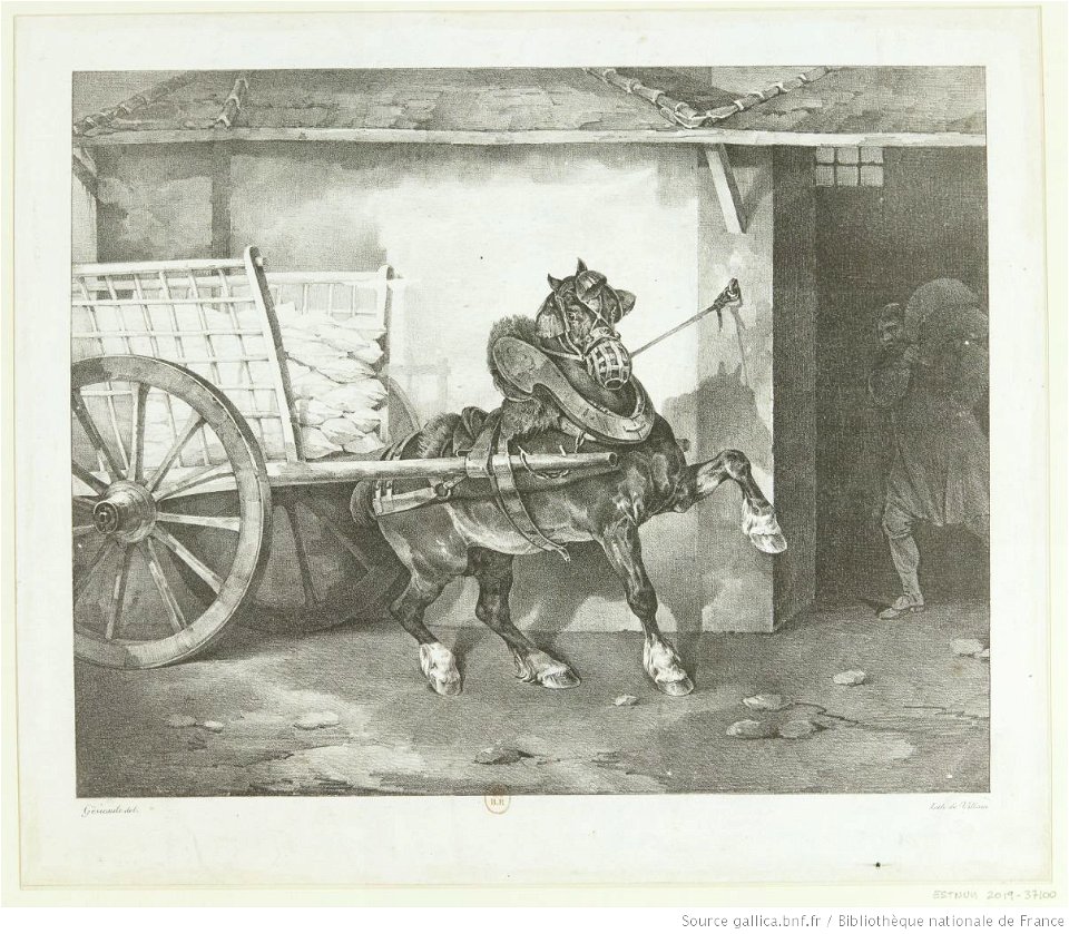 Géricault - Le cheval du plâtrier, btv1b10028067n