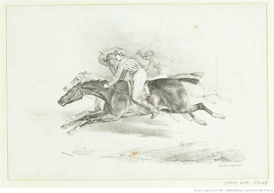 Géricault - La course, btv1b100281207