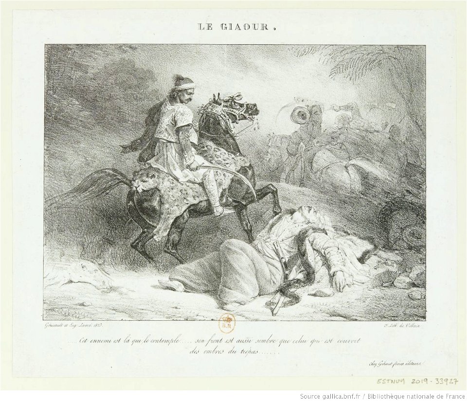Géricault - Le Giaour, btv1b100291624