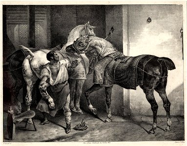 Géricault - Le maréchal anglais (The English farrier), 1868,1114.307