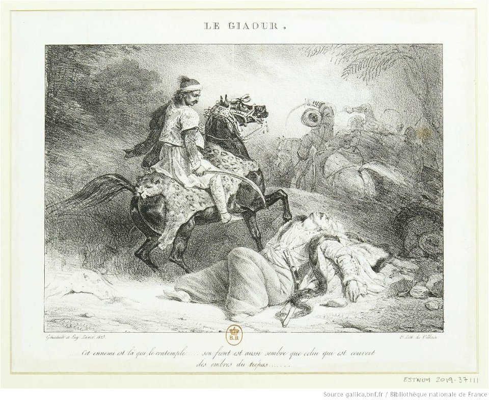 Géricault - Le Giaour, btv1b10028083p