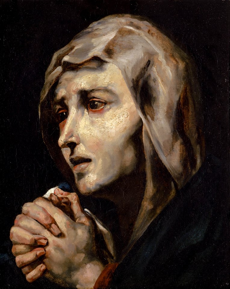 Géricault - Mater dolorosa, copie d'après Ribera, um 1811–1815