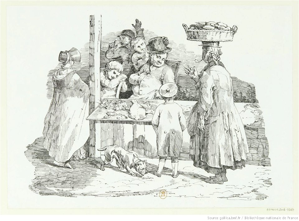 Géricault - Le marchand de poissons endormi, btv1b10029023j
