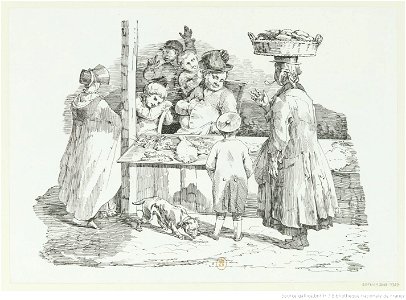 Géricault - Le marchand de poissons endormi, btv1b10029023j