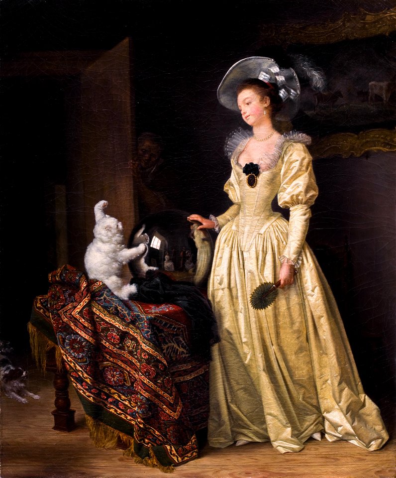 Gérard, Marguerite and Fragonard, Jean-Honoré - Le chat angora -