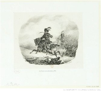 Géricault - Officier d'artillerie légère de la garde impériale, btv1b10028835j