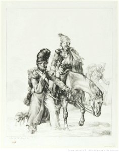 Géricault - Retour de Russie, 1er état, btv1b10029093f