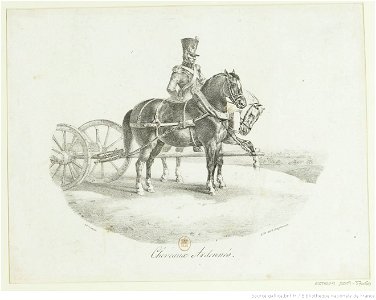 Géricault - Cheveaux (sic) Ardennés (sic), btv1b10028045x