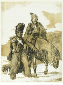 Géricault - Retour de Russie, 1er état, btv1b100290831