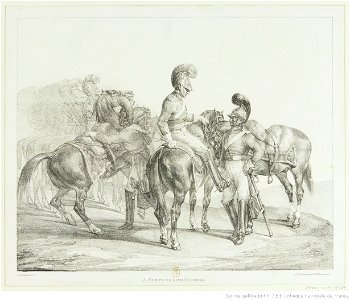 Géricault - A Party of Life Guards, btv1b10028118d