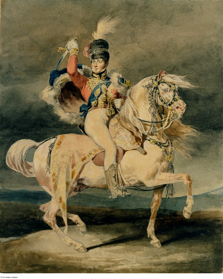 Géricault - George IV as Prince of Wales (after Harlow), probably 1820 - 1821