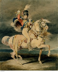 Géricault - George IV as Prince of Wales (after Harlow), probably 1820 - 1821