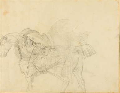 Géricault - Horse Wearing a Blanket, 1818-1819