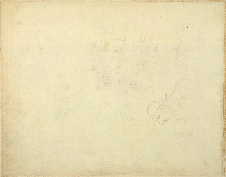 Géricault - Caricature of a Man Wearing a Broad-Brimmed Hat, 1818-19
