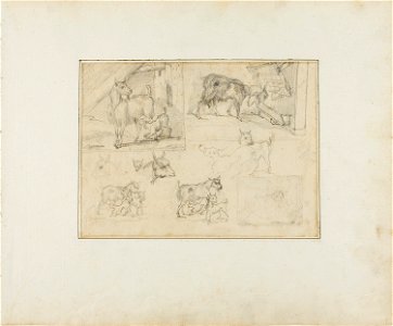 Géricault - Sketches of Goats, 1813-14