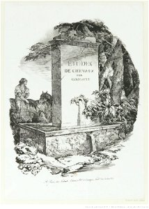 Géricault - L' Abreuvoir, 2e état, btv1b10028590n