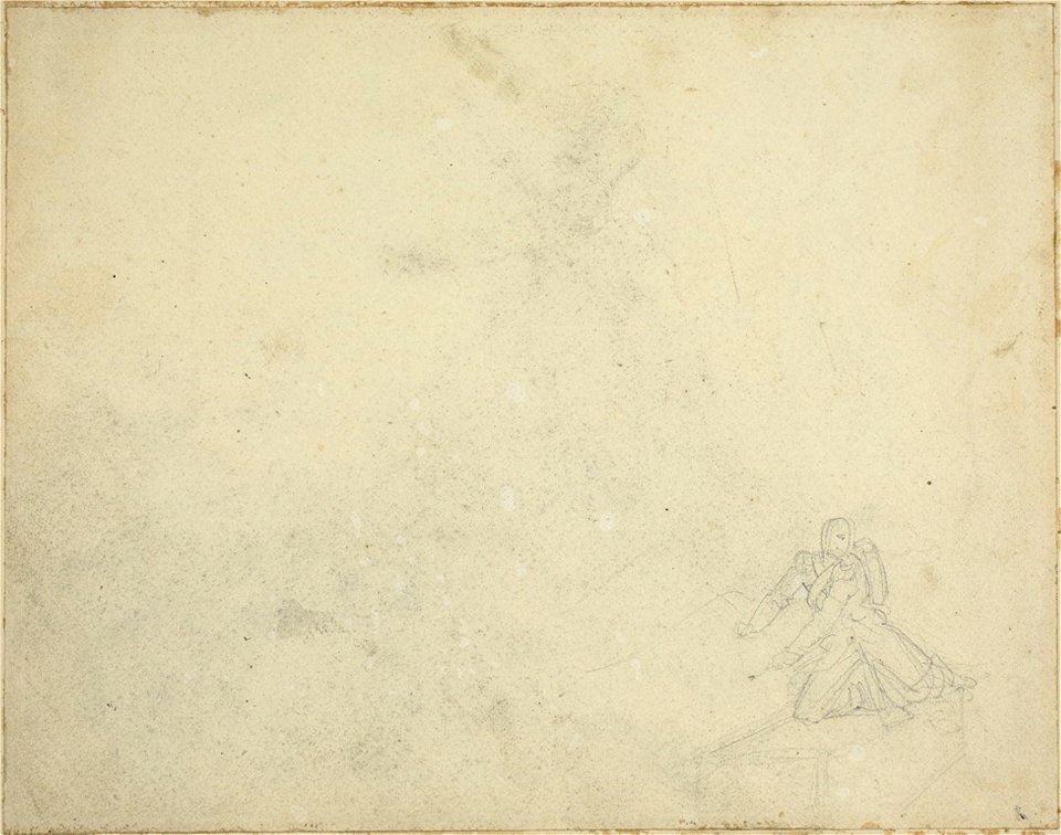 Géricault - Study of Kneeling Figure, 1818