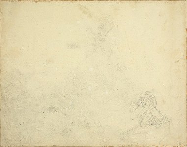 Géricault - Study of Kneeling Figure, 1818