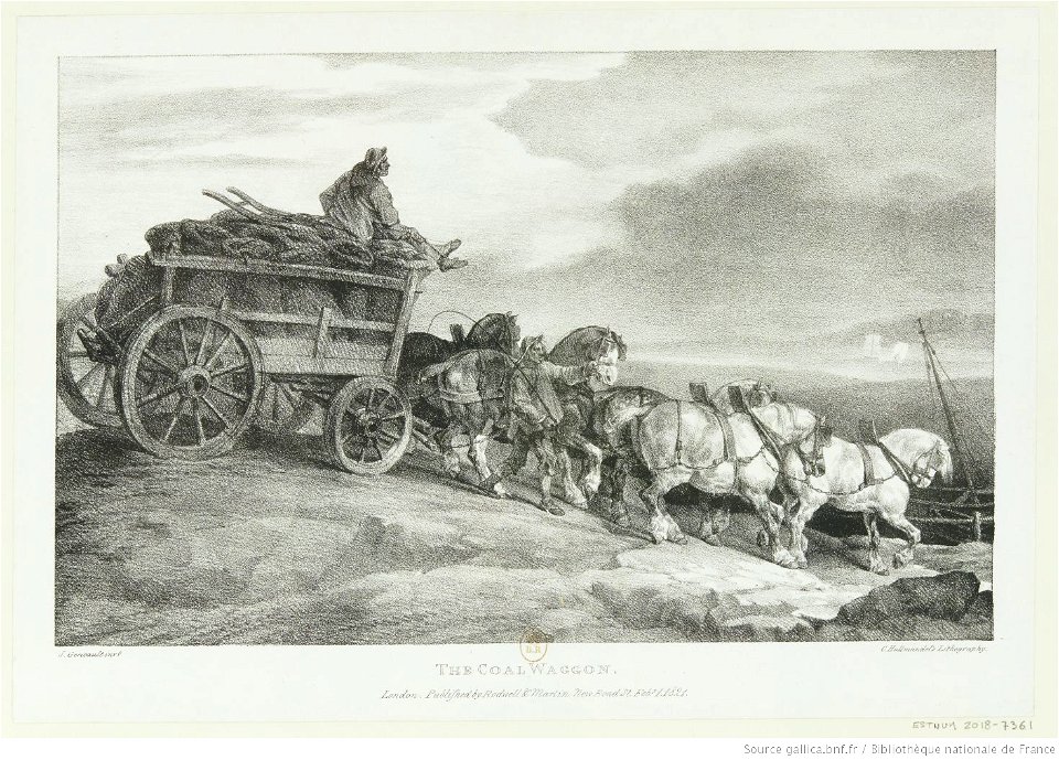Géricault - The Coal Waggon, btv1b10028959j
