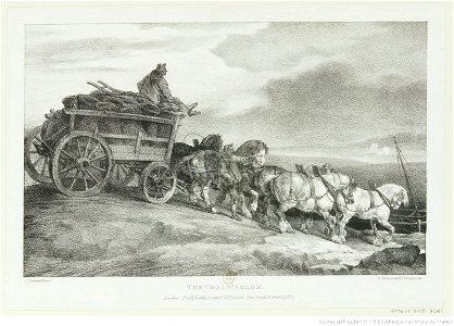 Géricault - The Coal Waggon, btv1b10028959j