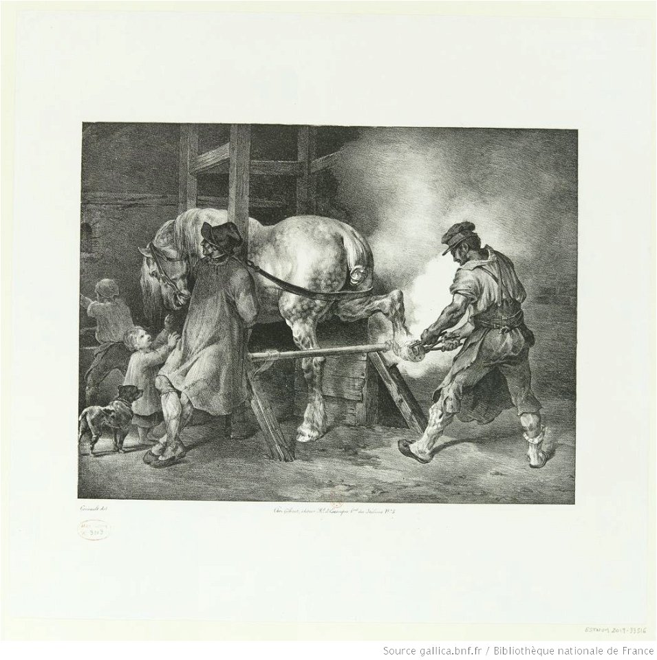Géricault - Le Maréchal flamand, 2e état, btv1b10028529s