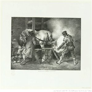 Géricault - Le Maréchal flamand, 2e état, btv1b10028529s