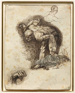 Géricault - Climbers, between 1791 and 1824