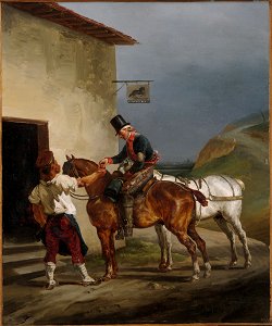 Géricault - The White Horse Tavern, 1821-1822