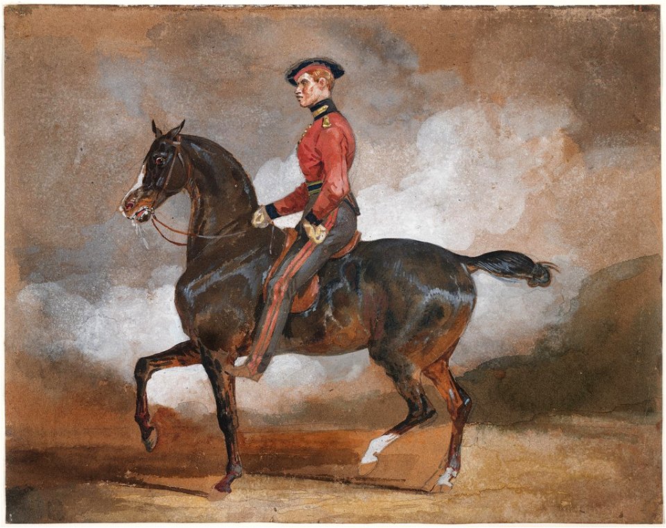 Géricault - English Horse Guard, 1820-1821