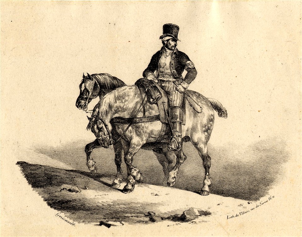 Géricault - Un postillon (A postilion), 1876,1111.328