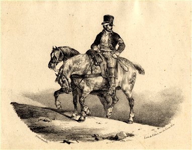 Géricault - Un postillon (A postilion), 1876,1111.328