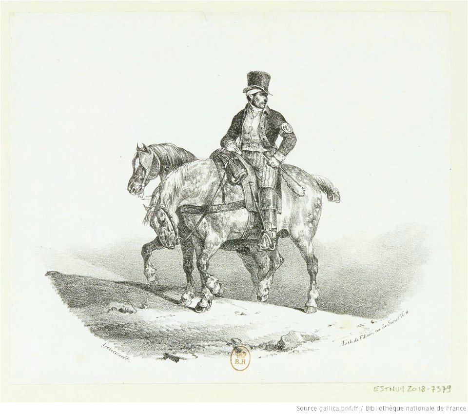 Géricault - Un postillon, btv1b10028872v