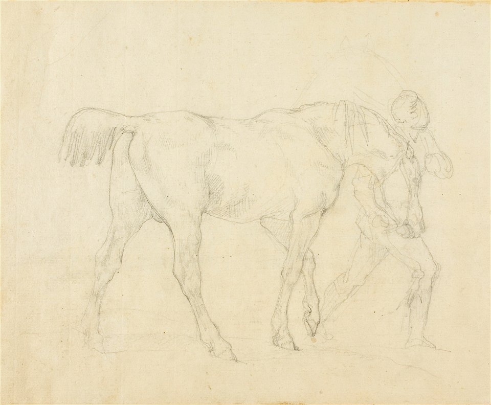 Géricault - Groom Leading a Horse, 1818-1819