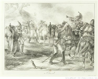 Géricault - À cheval, 2e état, btv1b10029053s