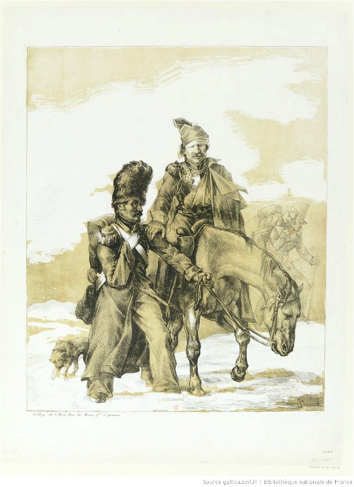 Géricault - Retour de Russie, 1er état, btv1b100290888