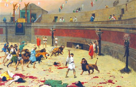 Gérôme - La rentrée des félins, 1902