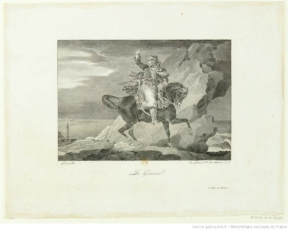 Géricault - Le Giaour, btv1b10028037d