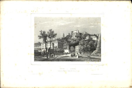 Gênes Vue de la Place St. Thomas, objectnr A 57862