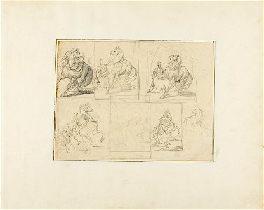 Géricault - Studies, 1813-14, 1947.35.39R
