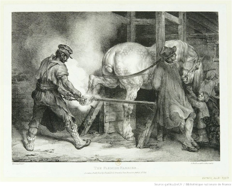 Géricault - The Flemish Farrier, btv1b10028978x