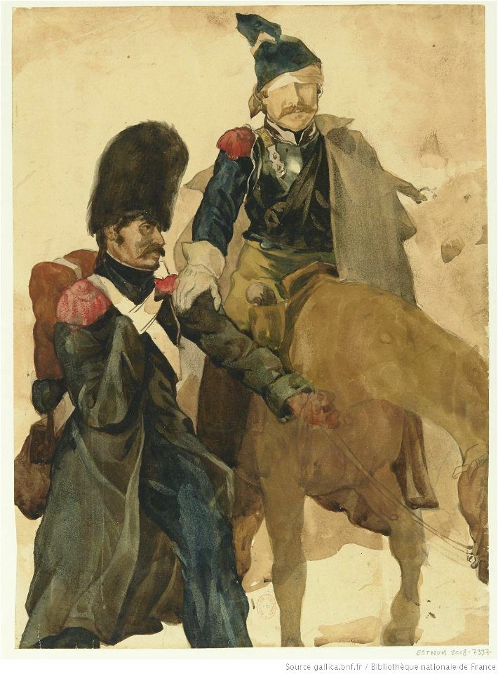 Géricault - Retour de Russie, 1818, DC-141 (B, 1)-FOL
