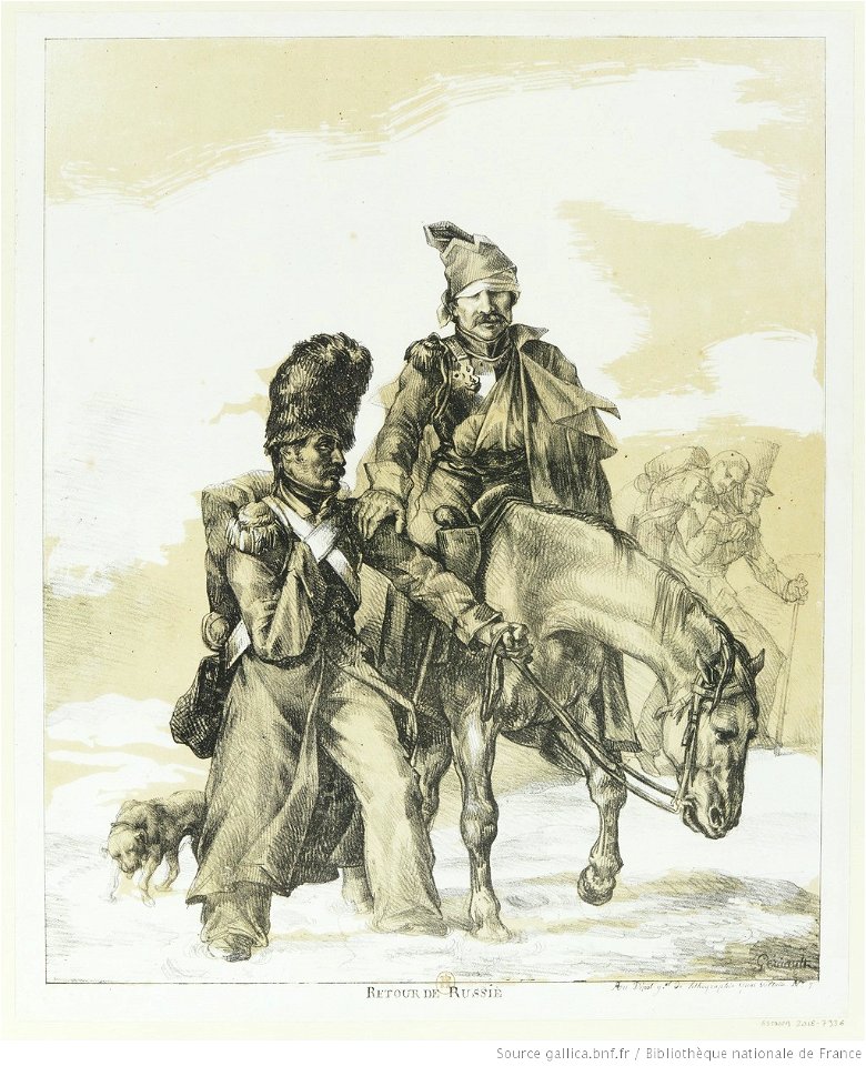 Géricault - Retour de Russie, 2e état, btv1b10029078v