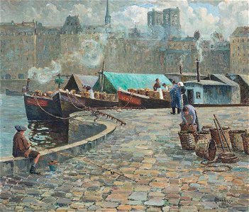 H I Babbage - Bateaux Des Pommes, Paris - Sarjeant Gallery